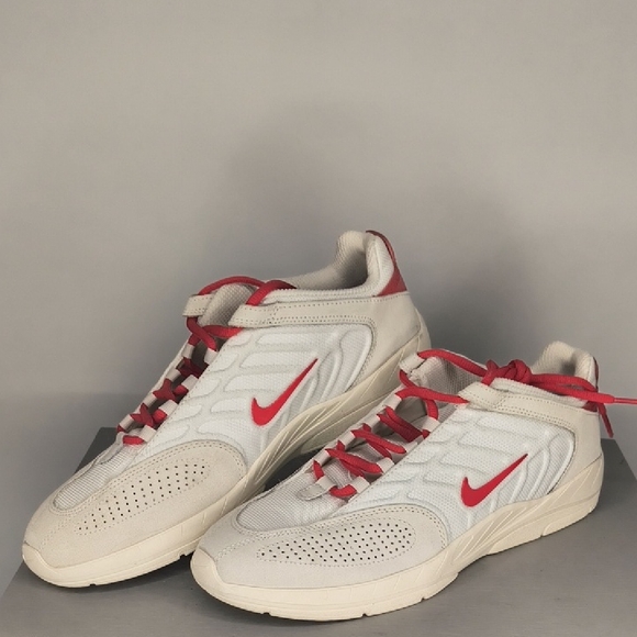 Nike Other - Nike Men's SB Vertebrae White/Red SZ 10 Skateboarding